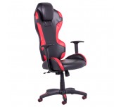 ДИРЕКТОРСКИ СТОЛ FUTURERACE 7512 ЕКО КОЖА ЧЕРЕН/ЧЕРВЕН