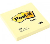 ЛИСТЧЕТА САМОЗАЛЕПВАЩИ 3М POST-IT 76X76 ЖЪЛТ 654