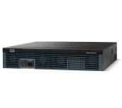 Cisco 2921 with 3 onboard GE, 4 EHWIC slots, 3 DSP slots, 1 ISM slot, 256MB CF default, 512MB DRAM default, IP Base Cisco 2900