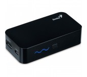 Универсално зарядно Genius ECO-U521 Black - 5200mAh, за смарт телефон/таблет/mp3/камера