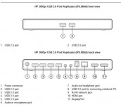 HP PR 3005 USB 3.0 Port Replicator