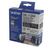 Brother DK-11204 Multi Purpose Labels, 17mmx54mm, 400 labels per roll, Black on White