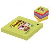 ЛИСТЧЕТА САМОЗАЛЕПВАЩИ 3М POST-IT SUPER STIKY MARRAKESH 76/76 90Л МИКС
