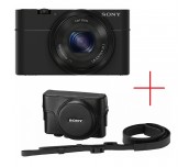 Sony Cyber Shot DSC-RX100 black + Leather case