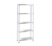 МЕТАЛЕН СТЕЛАЖ BASIC 50 ЦИНК 170/75/30 5 РАФТА Х40 КГ