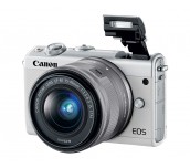 Canon EOS M100, white + EF-M 15-45mm f/3.5-6.3 IS STM