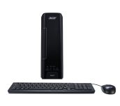 PC Acer Aspire AXC-730 Intel (10L)/ Intel Pentium J4205 (Quad-Core)/up to 2.60GHz, 2MB /Intel HD Graphics/4GB DDR3 / 1600 MHz /1000GB/DVD RW/Card READER/802.11 ac/BT4.0/mPCIe/Gigabit LAN/PSU 220W/ Keyboard & Mouse USB / Linux