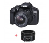 Canon EOS 1300D PORTRAIT KIT (EF-s 18-55 mm DC III + EF 50mm f/1.8 STM) + DSLR ENTRY Accessory Kit (SD8GB/BAG/LC)