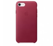 Apple iPhone 7 Leather Case - Berry