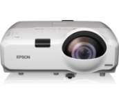 Epson EB-435W, Short Throw, WXGA, 3 000 ANSI lumens, 3 000:1, USB, WLAN (optional), LAN, RS-232, Speakers, Lamp warr: 12 months or 1,000 h