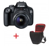 Canon EOS 4000D, black + EF-s 18-55 mm DC III + Canon BAG Holster HL100, Black