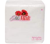 САЛФЕТКИ МИС МАК 33Х33 70БР 1ПЛ