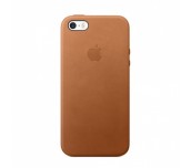 Apple iPhone SE Leather Case - Saddle Brown