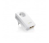 ZyXEL PLA5256, 1000Mbps Powerline Past-Thru Gigabit Adapter, Directplug design, 128-bit AEC Protection, WPS button, QoS Media Streaming, 1Gbps LAN port