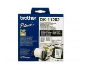 Brother DK-11202 Shipping Labels, 62mmx100mm, 300 labels per roll, Black on White