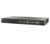Cisco SF500-24 24-port 10/100 Stackable Managed Switch with Gigabit Uplinks