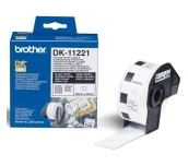 Brother DK-11221 Square Paper Labels, 23mmx23mm, 1000 labels per roll (Black on White)