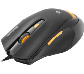 Defender Gaming мишка Warhead GM-1710 optical, 6 buttons, 1200/1600/2400/3200 dpi, 30 IPS, 125 Hz, жична