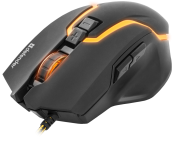 Defender Gaming мишка Warhead GM-1750 optical, 7 buttons, 1200/1600/2400/3200 dpi, 30 IPS, 125 Hz, жична
