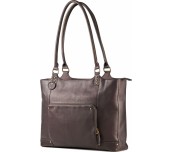 HP Ladies Brown Leather Tote