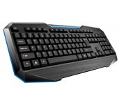 Клавиатура AULA SI-832/EN Adjudication expert gaming keyboard, лазерно гравирани символи, мултимедийни клавиши, ергономичен дизайн, 8 сменяеми клавиша,позлатен USB, Black, (EN)