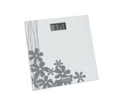 Tefal PP1070V0, Premiss Decor, Scales up to 150 kg, Resolution 100 g, Fully electronic, Glass, Large LCD display, white