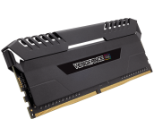 Памет Corsair DDR4, 3000MHz 16GB (2 x 8GB) 288 DIMM, Unbuffered, 15-17-17-35, Vengeance Black Heat spreader, Custom Performance PCB, RGB LED, 1.35V, XMP 2.0