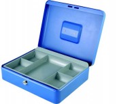 КУТИЯ ЗА БАНКНОТИ И МОНЕТИ CASH BOX СИН 30X24X9 CASH BOX30