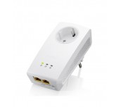 ZyXEL PLA5256, 1000Mbps Powerline Past-Thru Gigabit Adapter, Directplug design, 128-bit AEC Protection, WPS button, QoS Media Streaming, 1Gbps LAN port