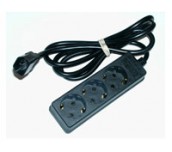Разклонител 1 х IEC - 3 х Shuko 10A