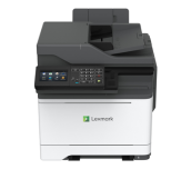 NEW Color Laser Multifunctional Lexmark MC2640adwe 4in1; Duplex (DADF); A4; 1200 x 1200 dpi; 4800 CQ; 38 ppm; 2048 MB; Quad Core, 1200 w/ GPU MHz; capacity: 250+1 sheets; USB 2.0 Specification Hi-Speed Certified (Type B), Gigabit Ethernet (10/100/1000),