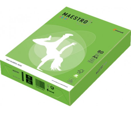 ЦВЕТНА ХАРТИЯ MAESTRO НАСИТЕН ТРЕВИСТО ЗЕЛЕН МА42 A4 250Л
