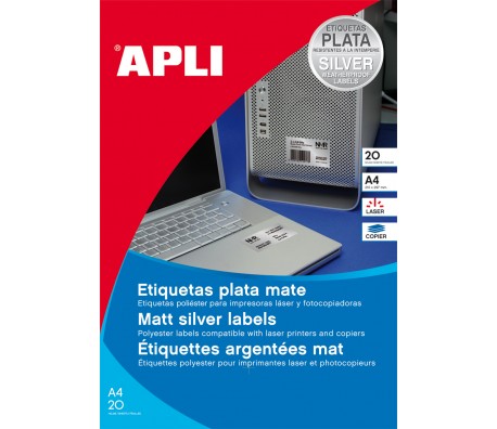 ЕТИКЕТИ ПОЛИЕСТЕРНИ APLI 210/297 ПРОЗРАЧНИ