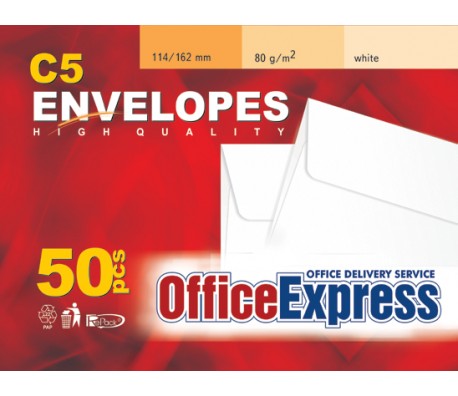 САМОЗАЛЕПВАЩ ПЛИК OFFICE EXPRESS 162/229 C5 50БР.