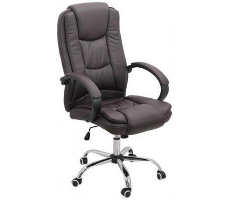 ДИРЕКТОРСКИ СТОЛ REDOM 429 ЕКО КОЖА КАФЯВ