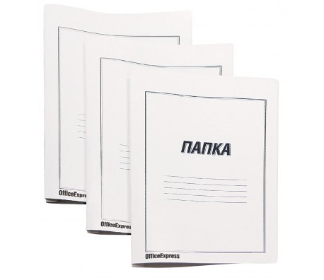 ПАПКА КАРТОН OE 230Г 20БР БЯЛ