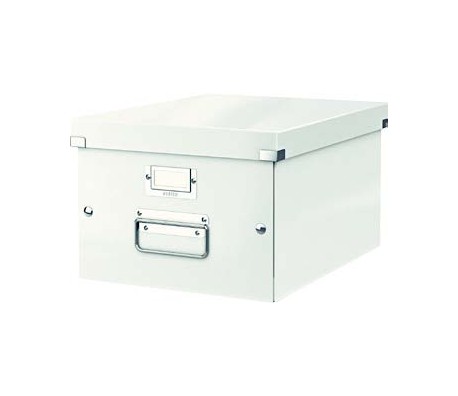 АРХИВНА КУТИЯ LEITZ WOW CLICK & STORE А4 БЯЛ