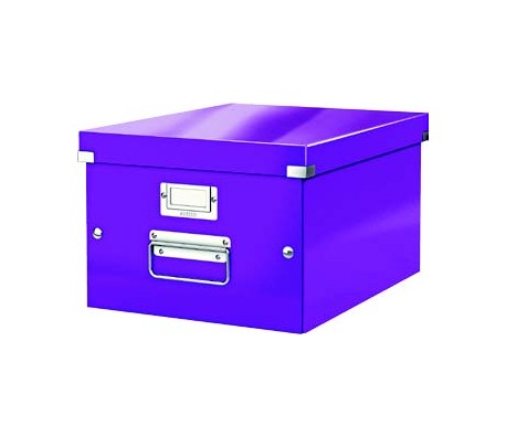 АРХИВНА КУТИЯ LEITZ WOW CLICK & STORE А4 ЛИЛАВ