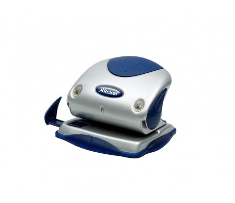 ПЕРФОРАТОР REXEL P215 PREMIUM 15Л СРЕБЪРЕН+СИН