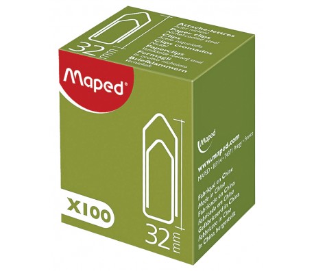 КЛАМЕРИ MAPED 32ММ 100БР