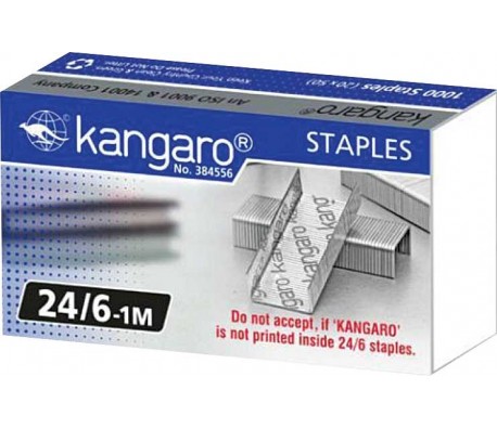 ТЕЛЧЕТА KANGARO 24/6 1000БР СТАНДАРТНИ