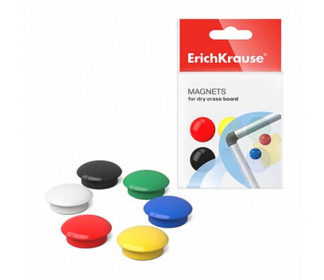 ЦВЕТНИ МАГНИТИ ERICH KRAUSE 20ММ 12БР