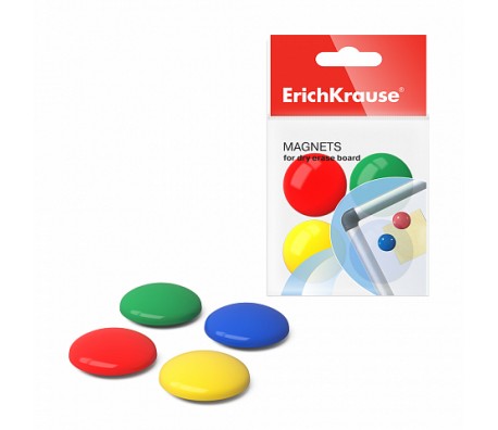 ЦВЕТНИ МАГНИТИ ERICH KRAUSE 30ММ 8БР
