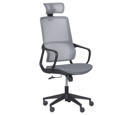 ЕРГОНОМИЧЕН СТОЛ CARMEN 7587 СИВ