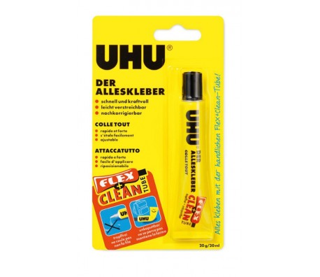 ЛЕПИЛО УНИВЕРСАЛНО UHU FLEX&CLEAN 20Г