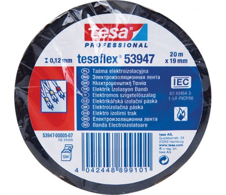 ИЗОЛИРБАНД TESA 19ММ/20М ЧЕРЕН
