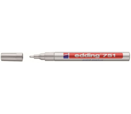 МАРКЕР ПЕРМАНЕНТЕН EDDING 751 PAINT 1-2ММ СРЕБЪРЕН
