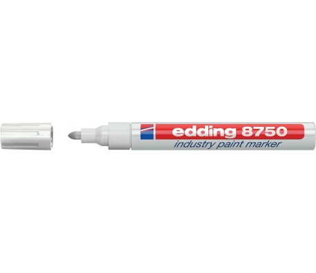 МАРКЕР ПЕРМАНЕНТЕН ИНДУСТРИАЛЕН EDDING 8750 БЯЛ
