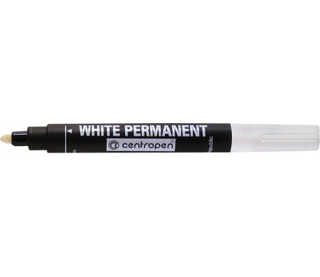 МАРКЕР ПЕРМАНЕНТЕН CENTROPEN 2,5MM БЯЛ