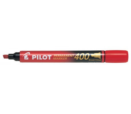 МАРКЕР ПЕРМАНЕНТЕН СКОСЕН ВРЪХ PILOT 400 ЧЕРВЕН
